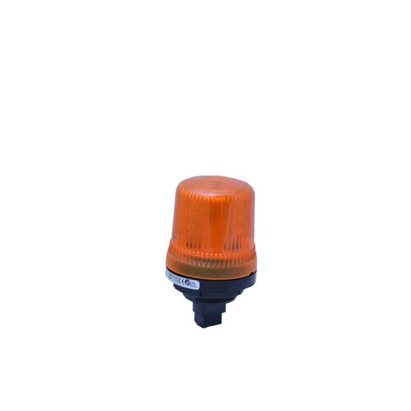 B100LDA030B.2 E2S  LED Beacon B100LDA  24vDC 2:AMBER Permanent IP65 10-30vDC iø37 Panel Mount